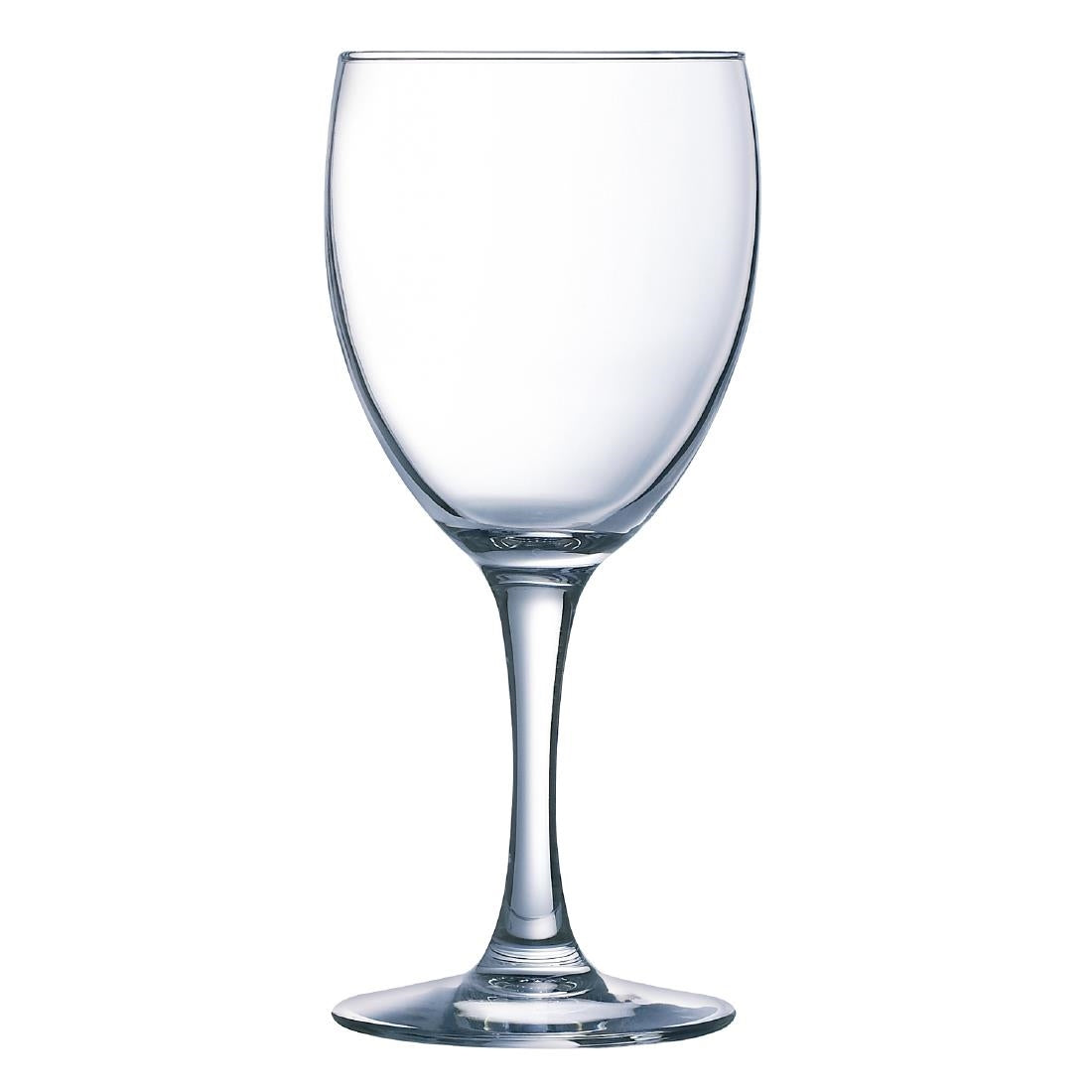 JB076 Arcoroc Elegance Wine Glasses 310ml LUKCA-NI at 250, 175 & 125ml (12 Pack)