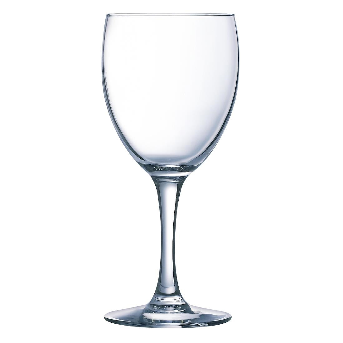 JB077 Arcoroc Elegance Wine Glasses 310ml LUKCA-NI at 250ml (12 Pack)