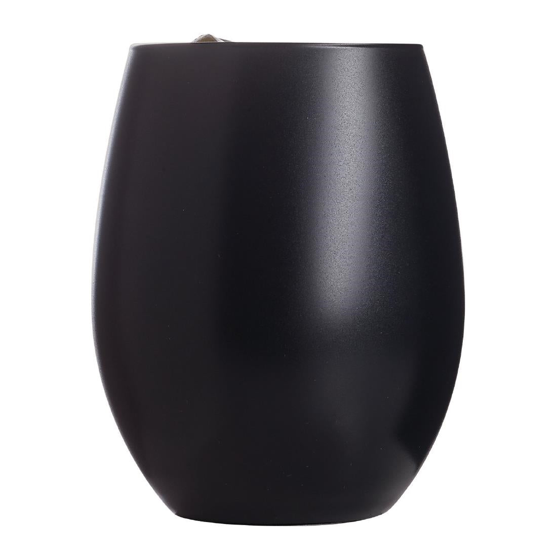JB080 Chef & Sommelier Primary Black Matt Tumblers 360ml (24 Pack)