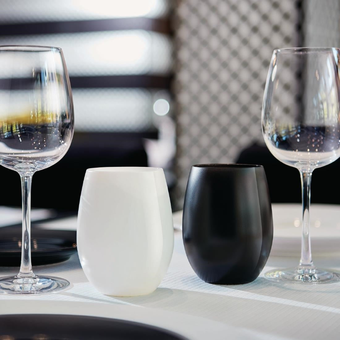 JB081 Chef & Sommelier Primary White Matt Tumblers 360ml (24 Pack)