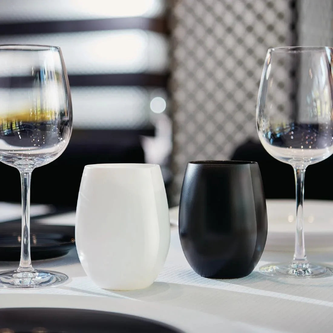 JB081 Chef & Sommelier Primary White Matt Tumblers 360ml (24 Pack)