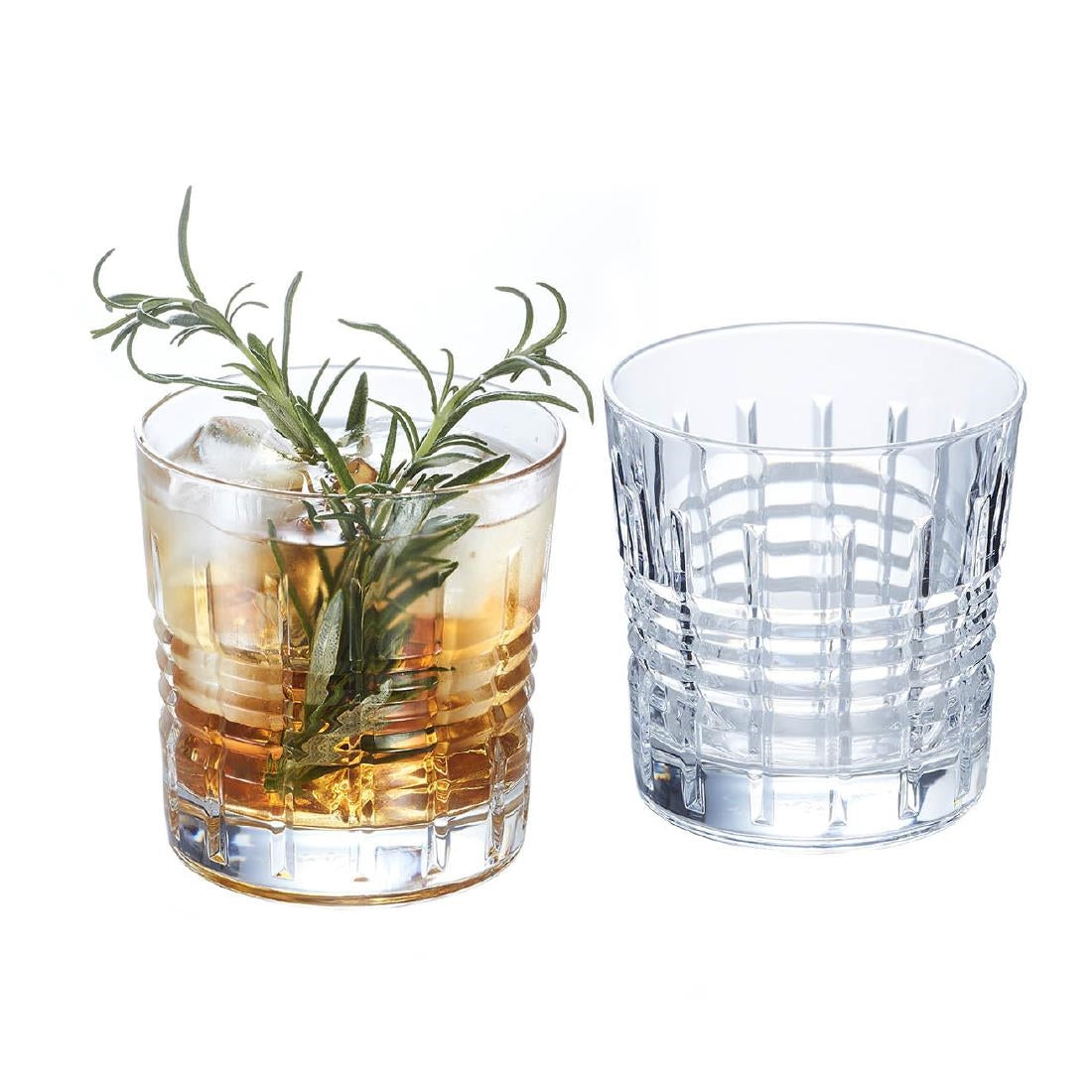 JB087 Arcoroc Old Square Old Fashioned Glasses 320ml (12 Pack)