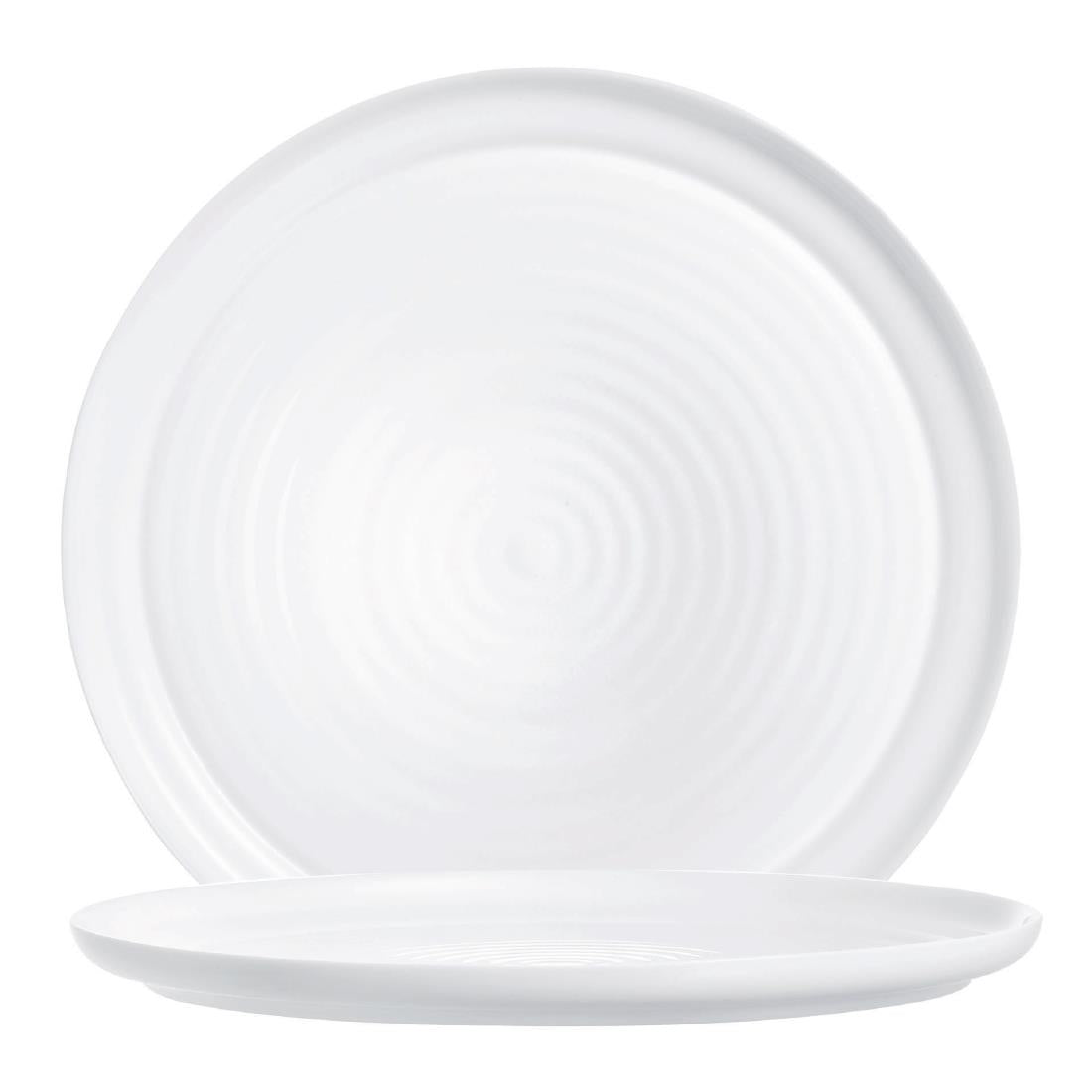 JB091 Arcoroc Evolutions Pizza Plates - White 320mm (12 Pack)