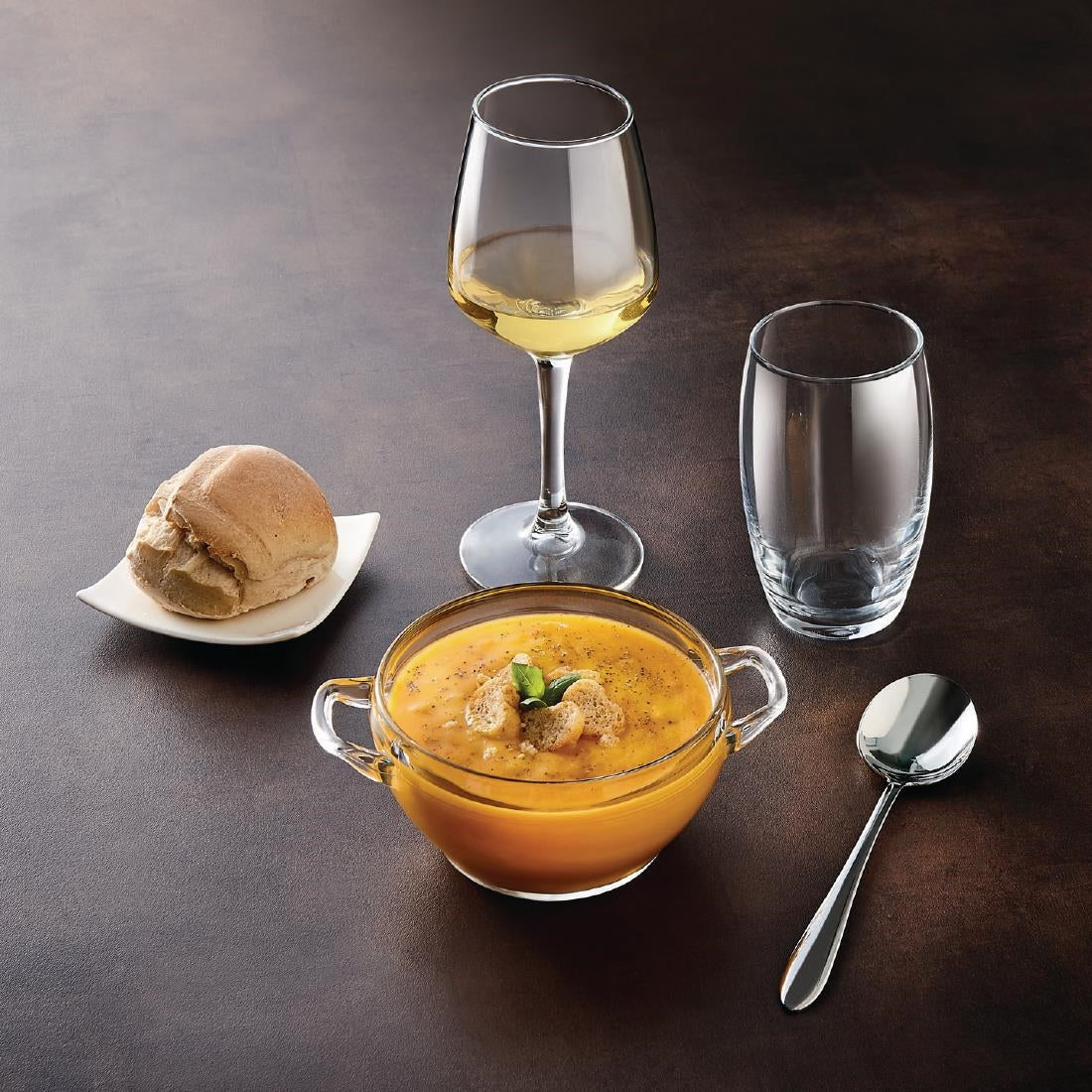 JB097 Arcoroc Lineal Wine Glasses 250ml (24 Pack)