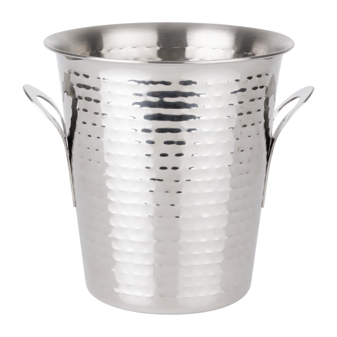 JB127 Olympia Flare Wine Bucket Hammered Stainless Steel