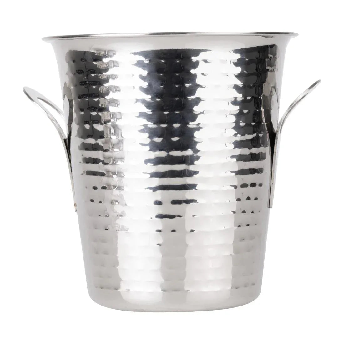 JB127 Olympia Flare Wine Bucket Hammered Stainless Steel
