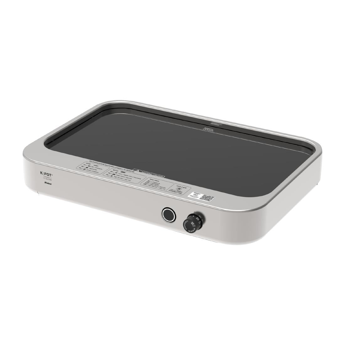JB149 Rieber K-Pot Connect Glass Ceramic Hob 1/1GN Stainless Steel CK-2200