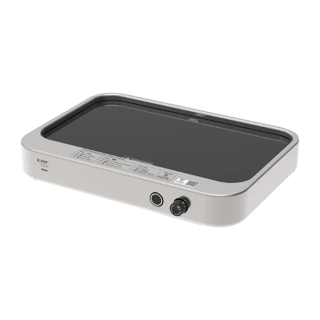 JB149 Rieber K-Pot Connect Glass Ceramic Hob 1/1GN Stainless Steel CK-2200