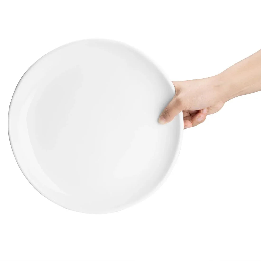 JB175 Olympia Chia White Plate - 270mm 10 1/2" (Box 6)