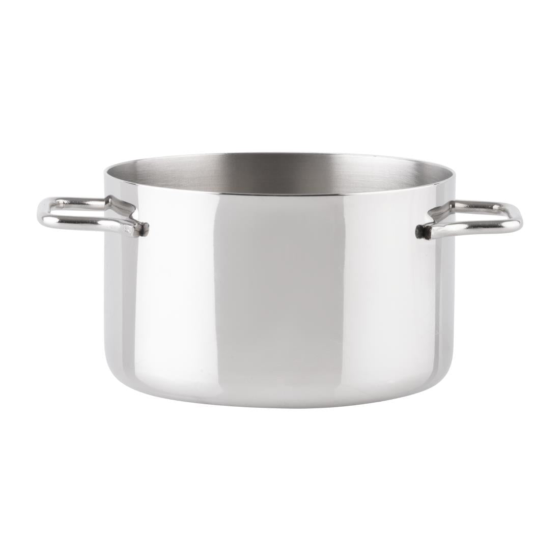 JB190 Olympia Table Presentation Mini Casserole Dish Stainless Steel - 100mm