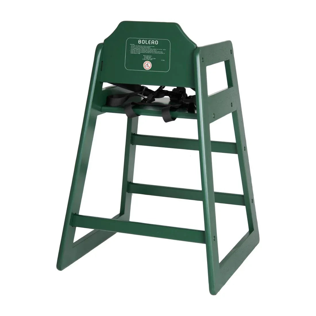 JB368 Bolero Wooden Highchair Forest Green Finish