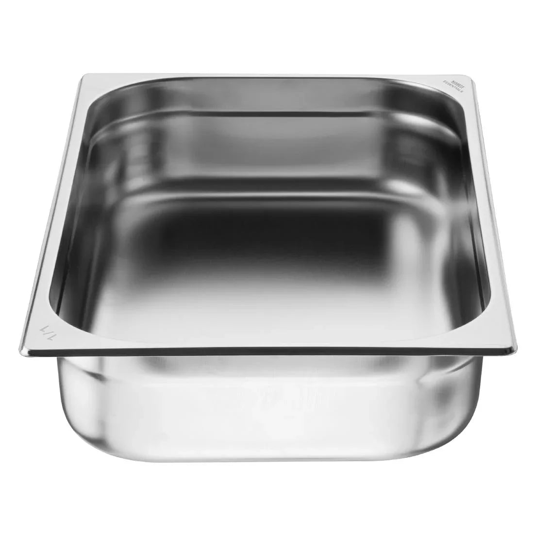 JB370 Nisbets Essentials Stainless Steel Gastronorms 1/1 100mm (Pack 3)
