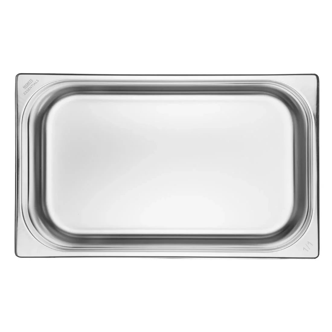 JB370 Nisbets Essentials Stainless Steel Gastronorms 1/1 100mm (Pack 3)