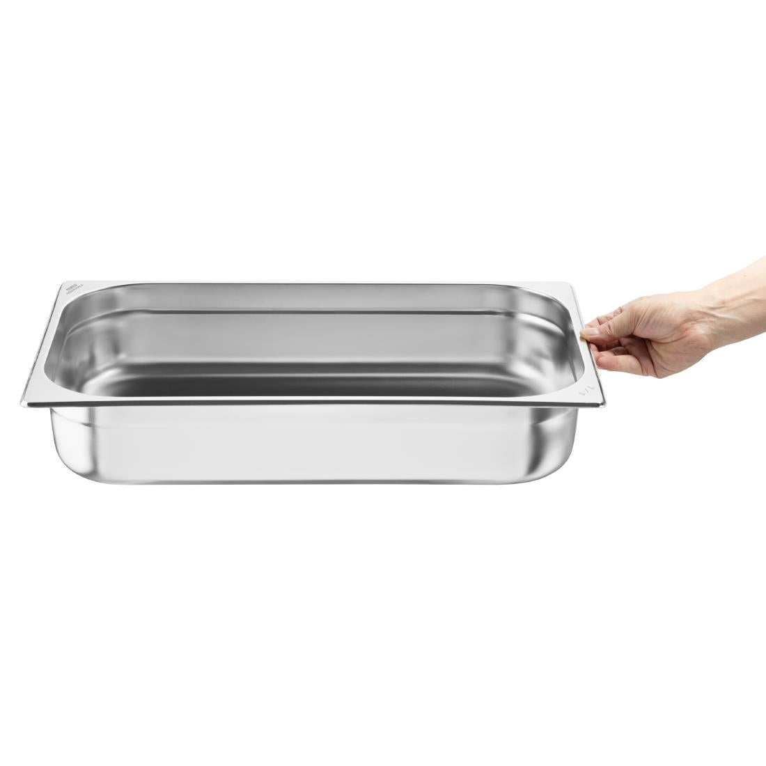 JB370 Nisbets Essentials Stainless Steel Gastronorms 1/1 100mm (Pack 3)