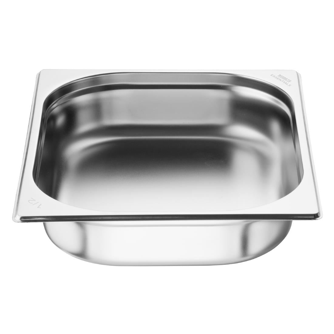 JB371 Nisbets Essentials Stainless Steel Gastronorms 1/2 65mm (Pack 3)