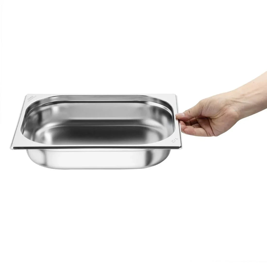 JB371 Nisbets Essentials Stainless Steel Gastronorms 1/2 65mm (Pack 3)
