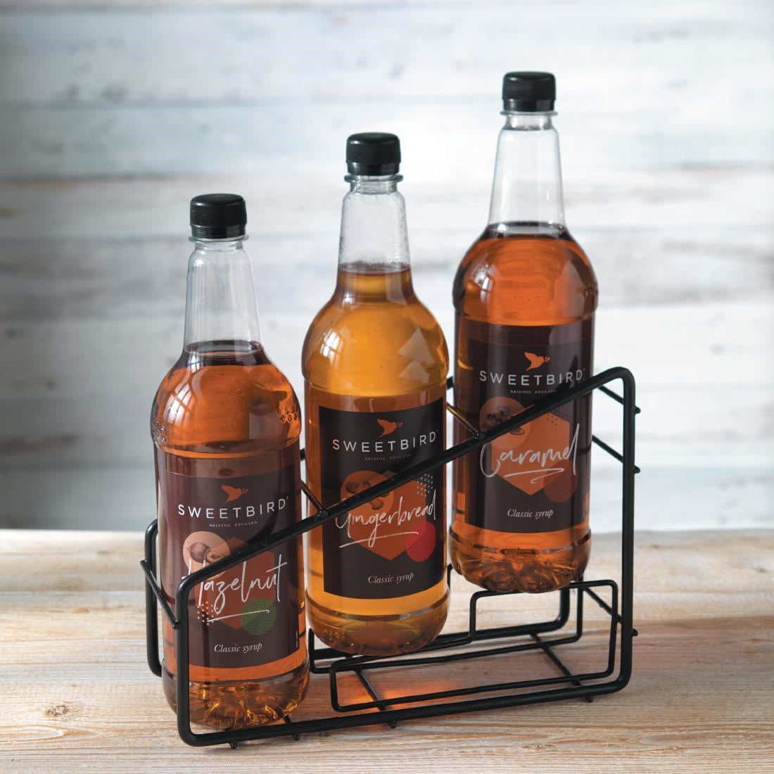 JB377 Sweetbird Bottle Display Rack Stand