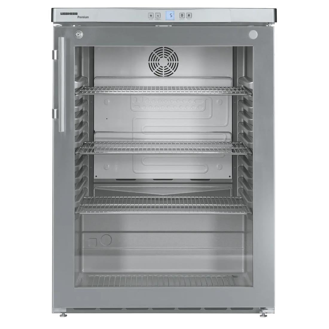 JB421 Liebherr FKUV 1663 Glass Door Undercounter Fridge 141Ltr