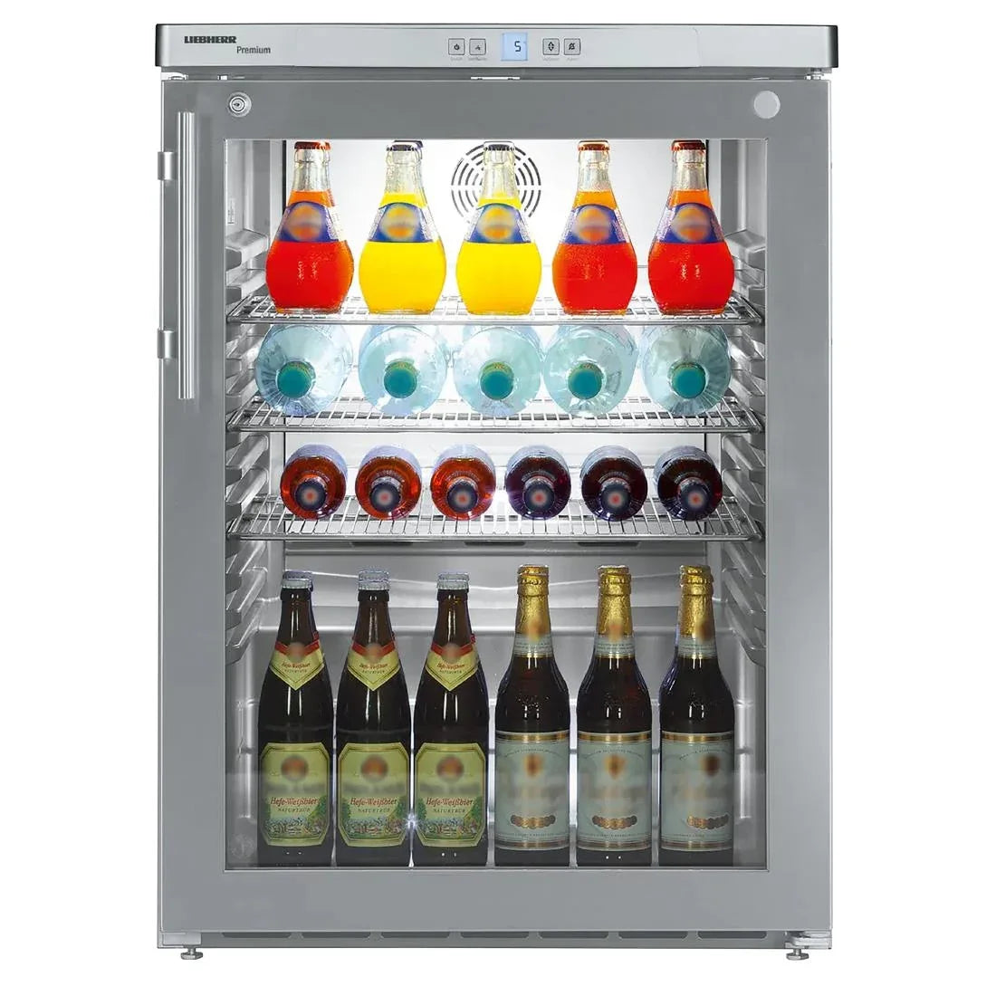 JB421 Liebherr FKUV 1663 Glass Door Undercounter Fridge 141Ltr