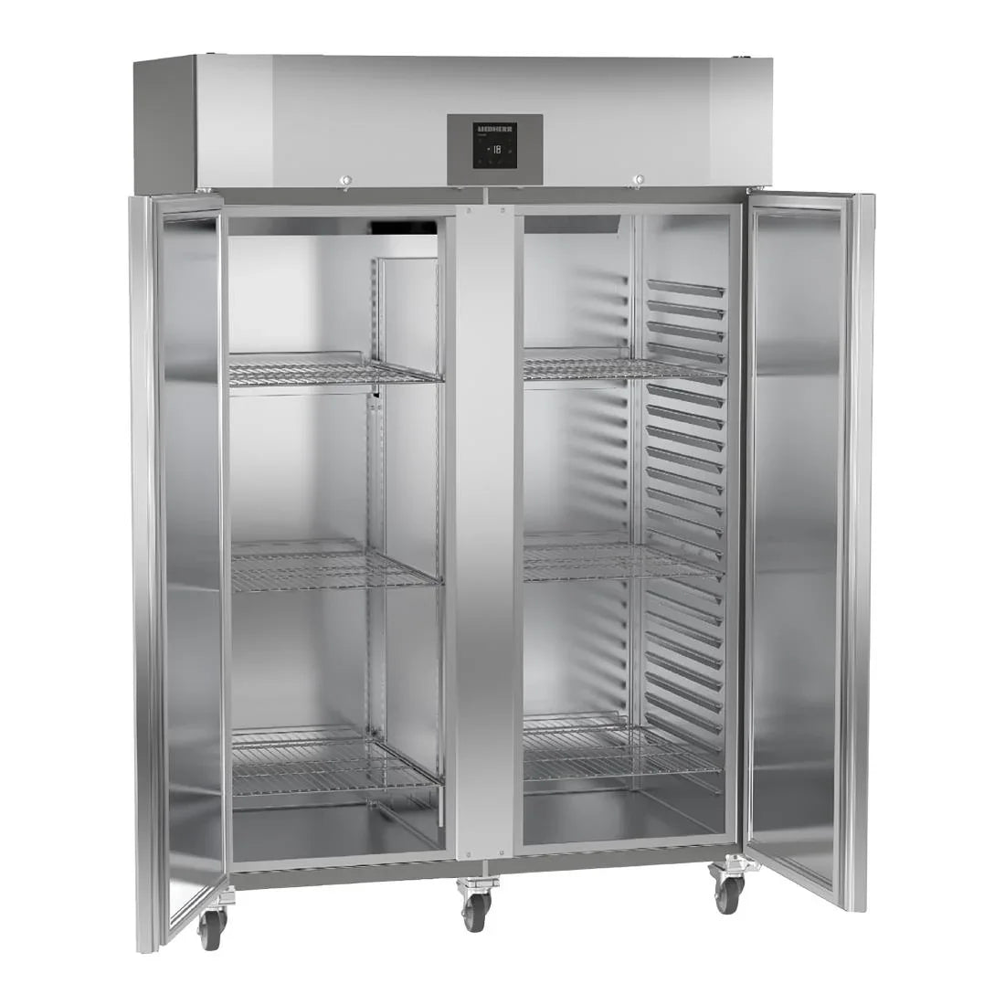 JB437 Liebherr GGPV 1440 Double Door Forced Air 2/1 GN Upright Freezer 1361Ltr