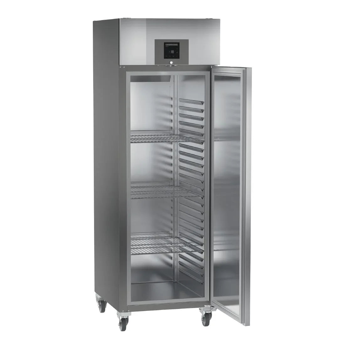 JB438 Liebherr GGPV 6540 Single Door Forced Air 2/1 GN Upright Freezer 597Ltr