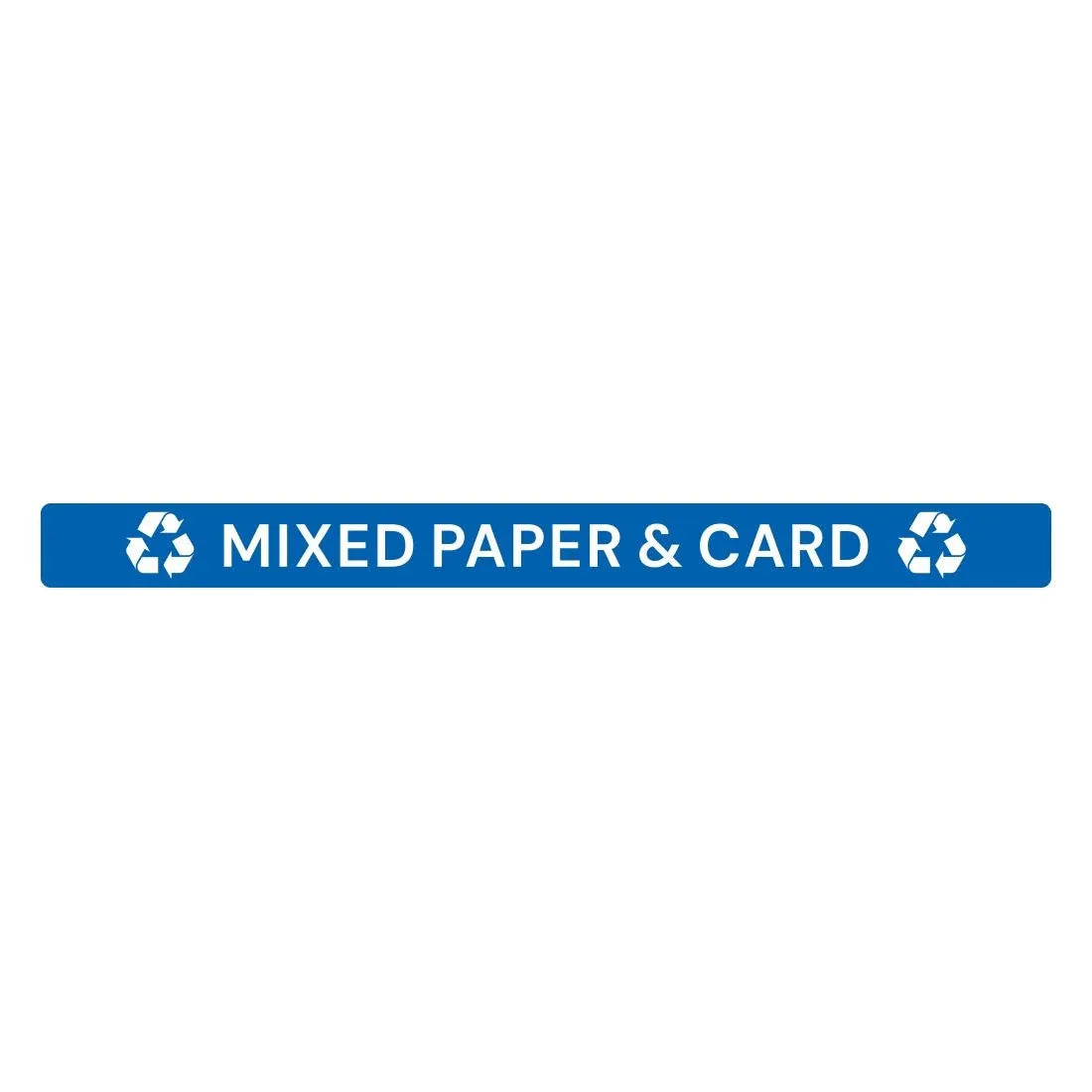 JB491 Jantex Slim Bin Lid Label – Mixed Paper & Card