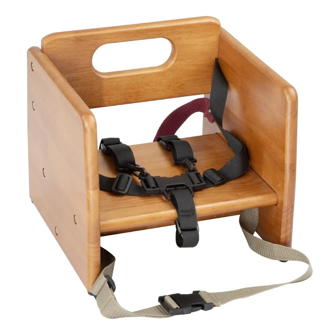 JB528 Bolero Booster Seat - Dark Wood Finish