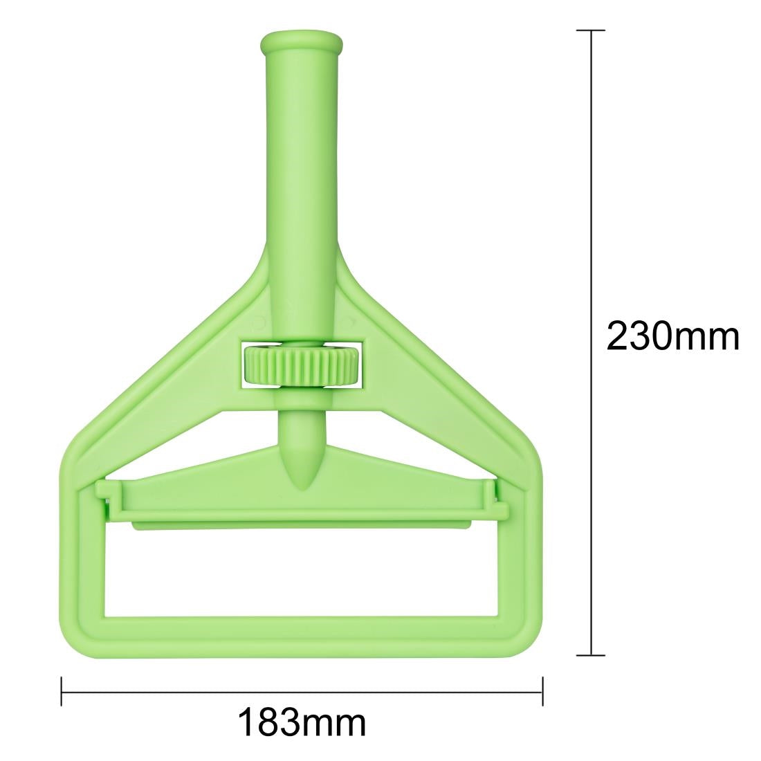 Jantex Connect Wide Kentucky Mop Head Clip Green