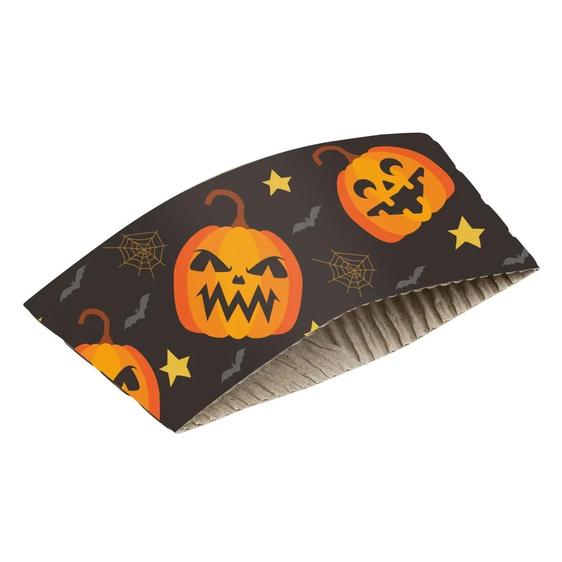 JB540 Fiesta Recyclable Halloween Cup Sleeve for 8oz Hot Cups (Pack 100)