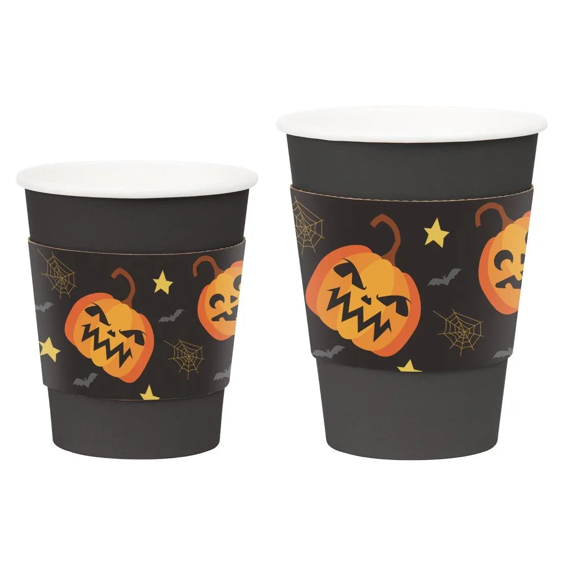 JB540 Fiesta Recyclable Halloween Cup Sleeve for 8oz Hot Cups (Pack 100)