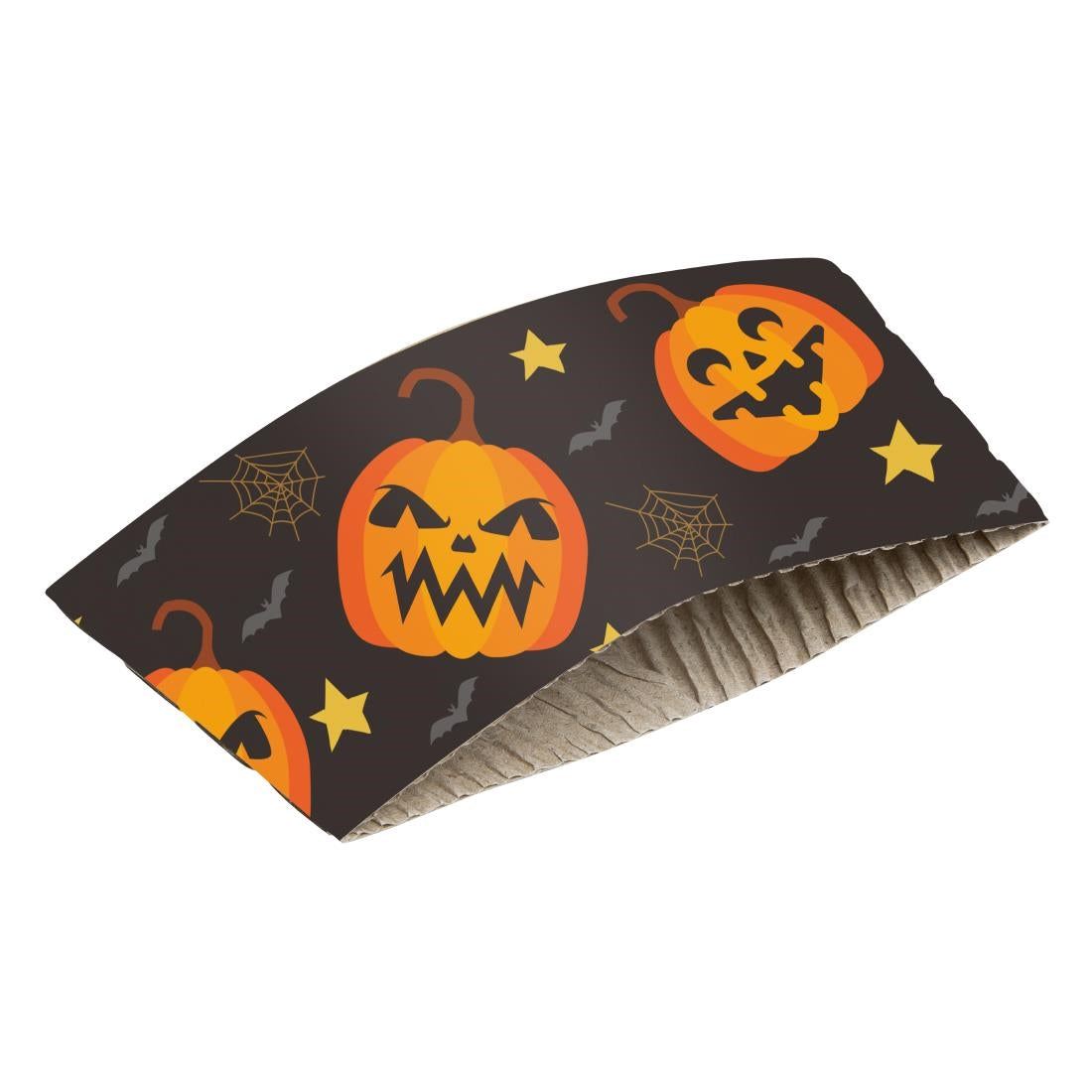 JB541 Fiesta Recyclable Halloween Cup Sleeve for 12oz Hot Cups (Pack 100)
