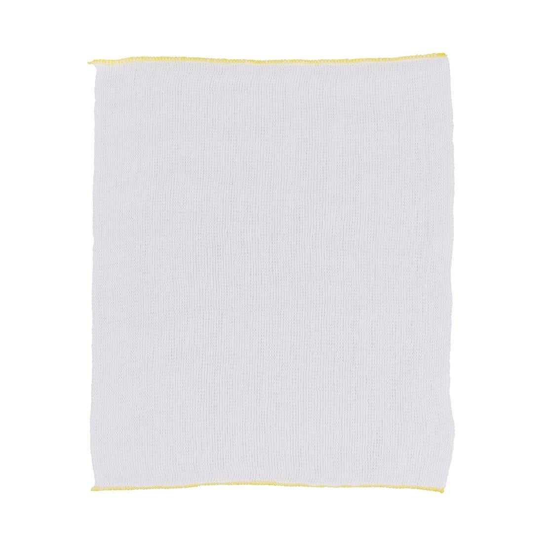 Jantex Dish Cloths Yellow 400x300mm (10 Pack)