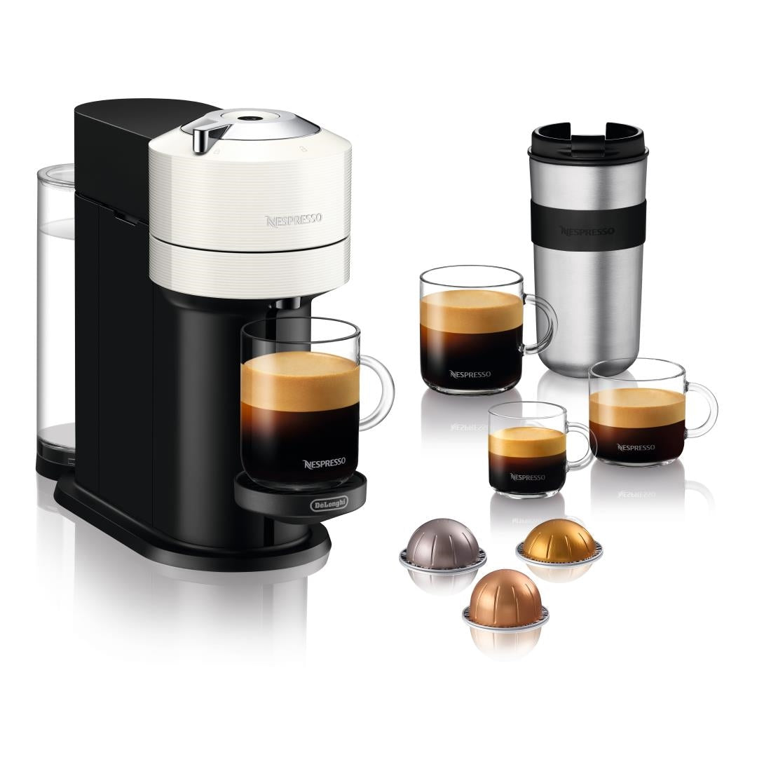 JB691 Nespresso Vertuo Next, White by De'Longhi