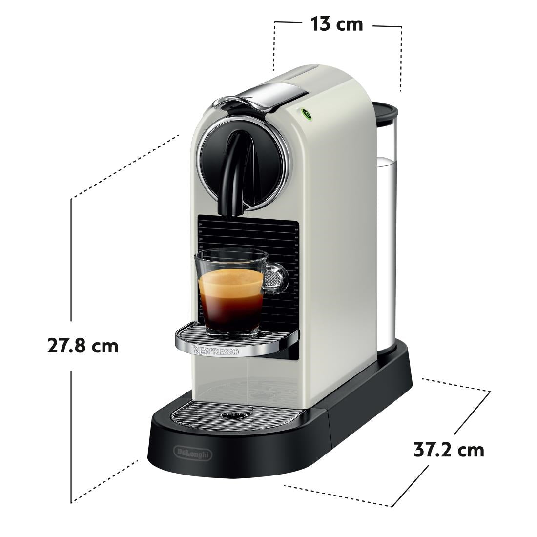 JB694 Nespresso Citiz, White by De'Longhi