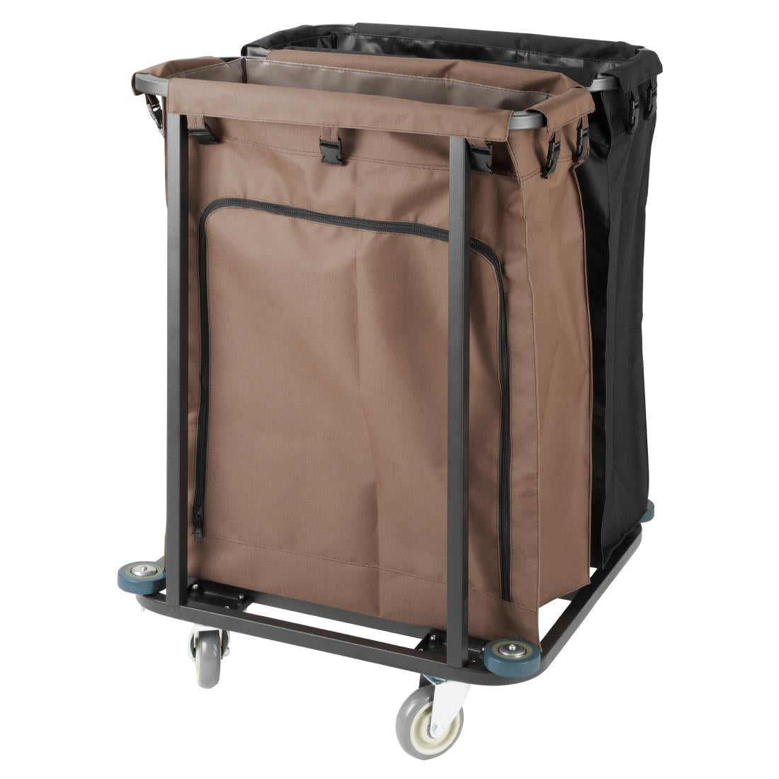 JB760 Jantex 2 Compartment Linen Trolley - 2x100Ltr