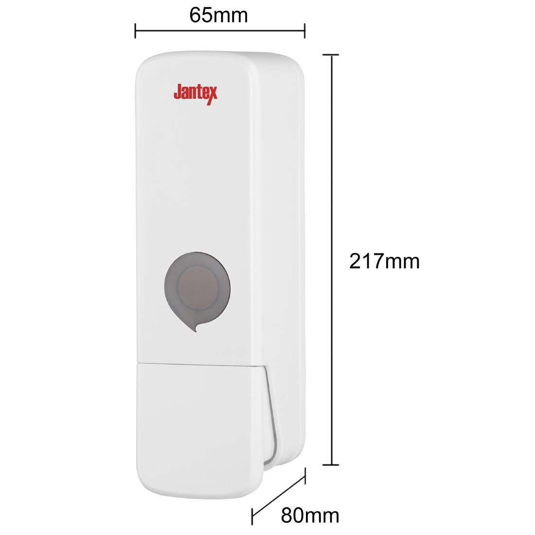Jantex Single Shower Dispenser White