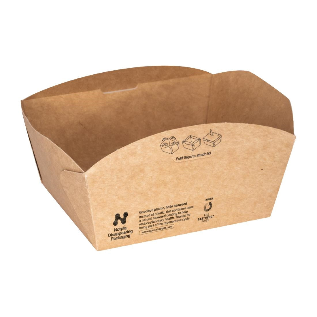 JB810 Notpla Open Meal Box 800ml(Pack 260)