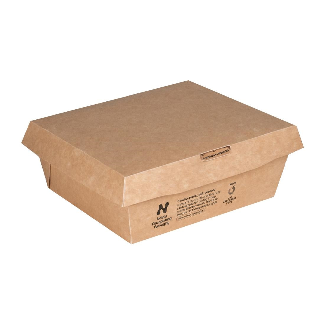 JB812 Notpla Open Meal Box 1 Litre(Pack 260)