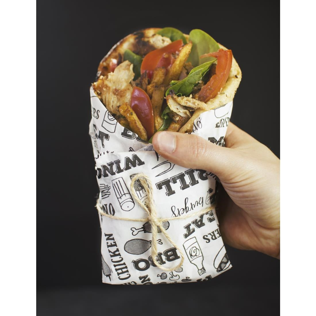 JB825 Vegware Greaseproof Sheets Grill - 400x300mm (Box 1000)