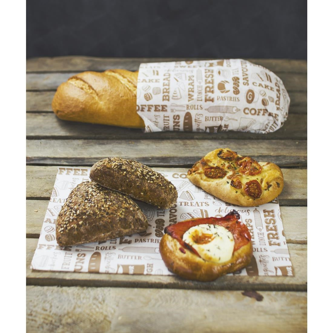 JB826 Vegware Greaseproof Sheets Bakery - 400x300mm (Box 1000)