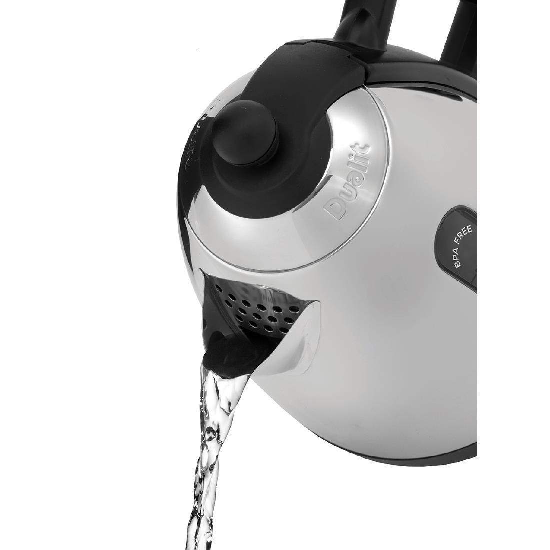 JB908 Dualit Jug Kettle Black/Polished 3kW