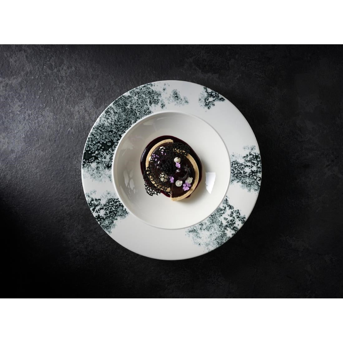 JC500 Ambience Smoke Black Standard Rim Bowl - 280mm (Pack 6) (Direct)