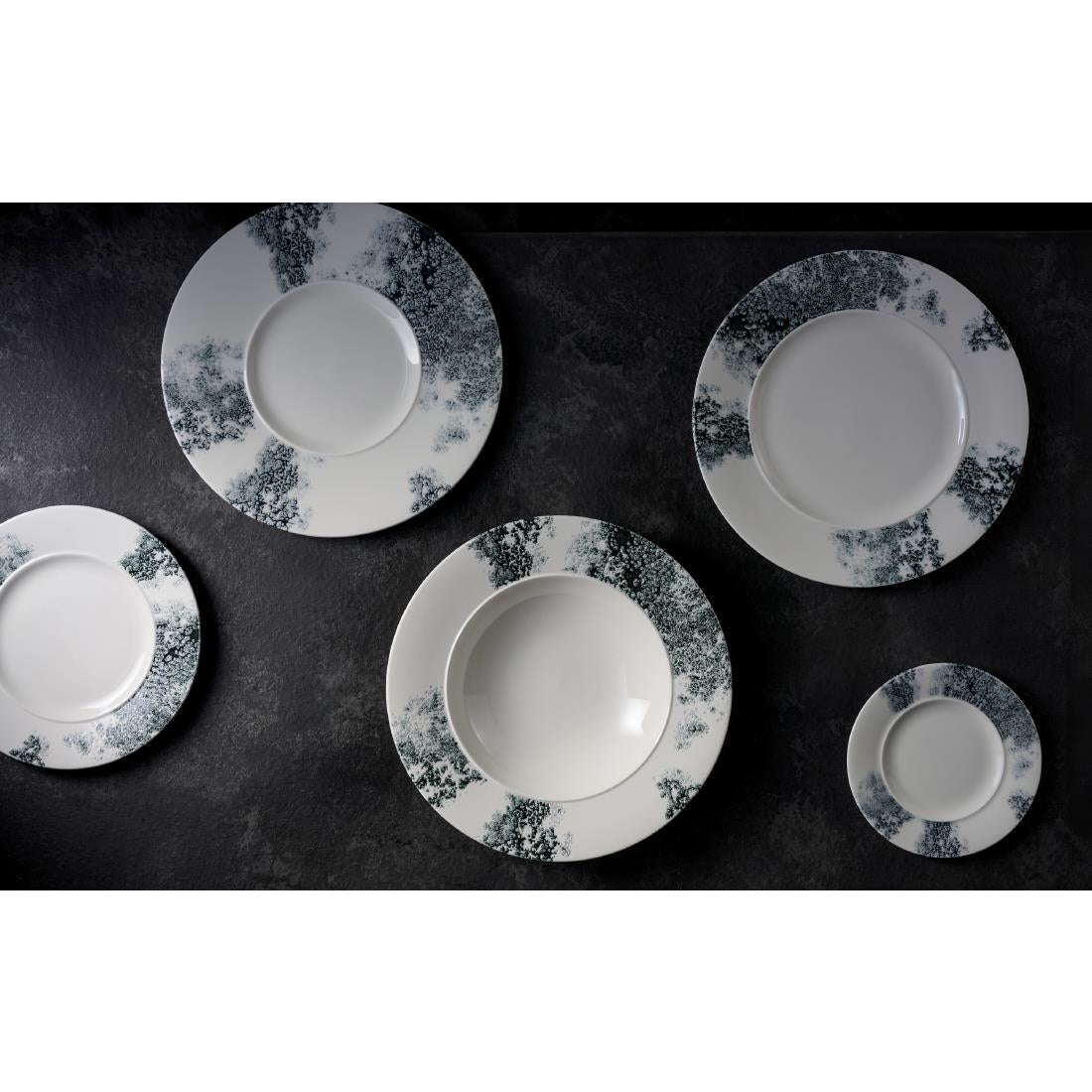 JC500 Ambience Smoke Black Standard Rim Bowl - 280mm (Pack 6) (Direct)