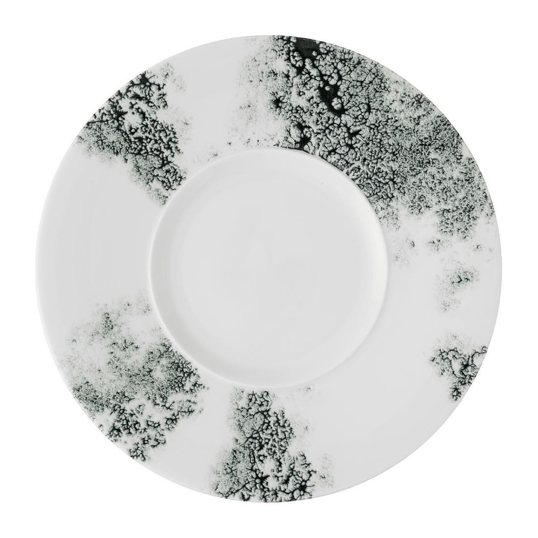 JC502 Ambience Smoke Black Medium Rim Plate - 280mm (Pack 6) (Direct)