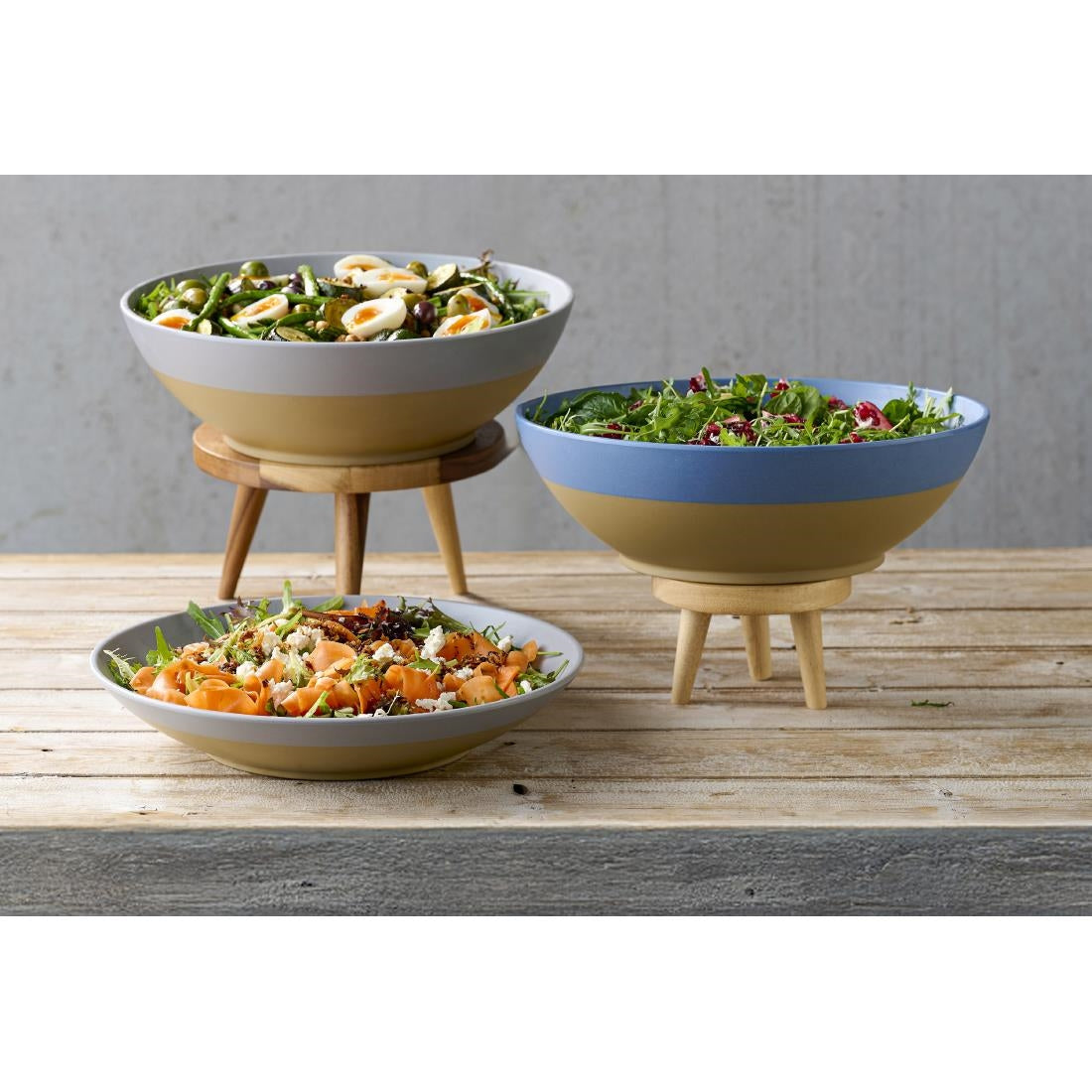 JC538 Emerge Oslo Blue Melamine Deep Bowl - 285mm (Pack 4) (Direct)