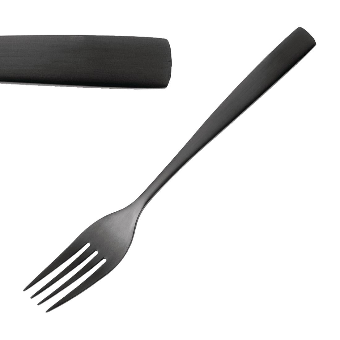 JC548 Bcn Black Table Fork (Pack 12) (Direct)
