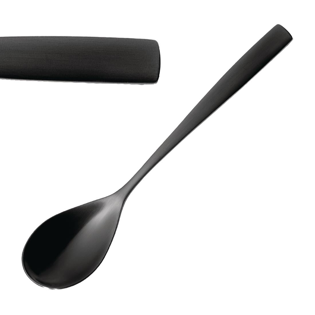 JC559 Bcn Black Dessert Spoon (Pack 12) (Direct)