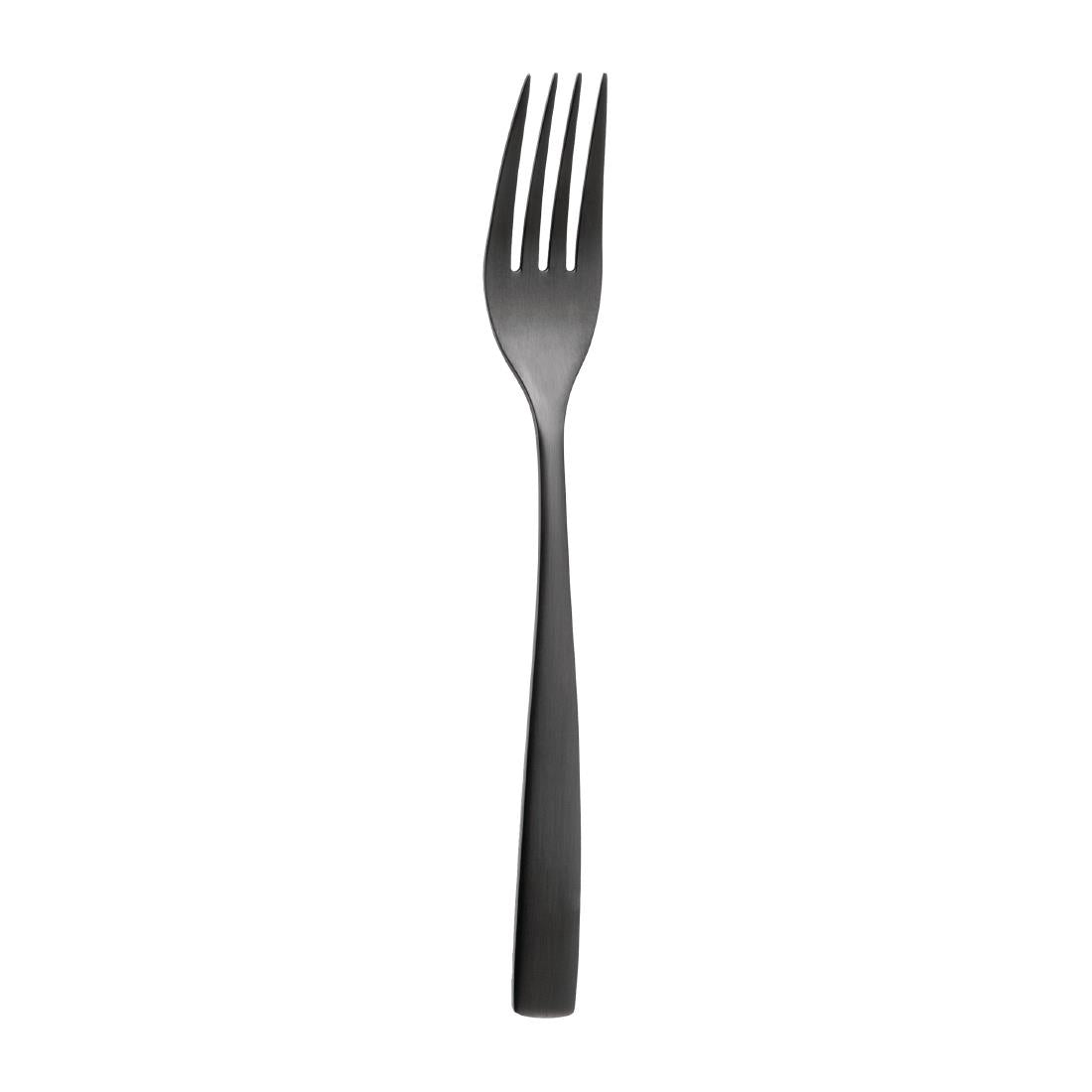 JC560 Bcn Black Dessert Fork (Pack 12) (Direct)