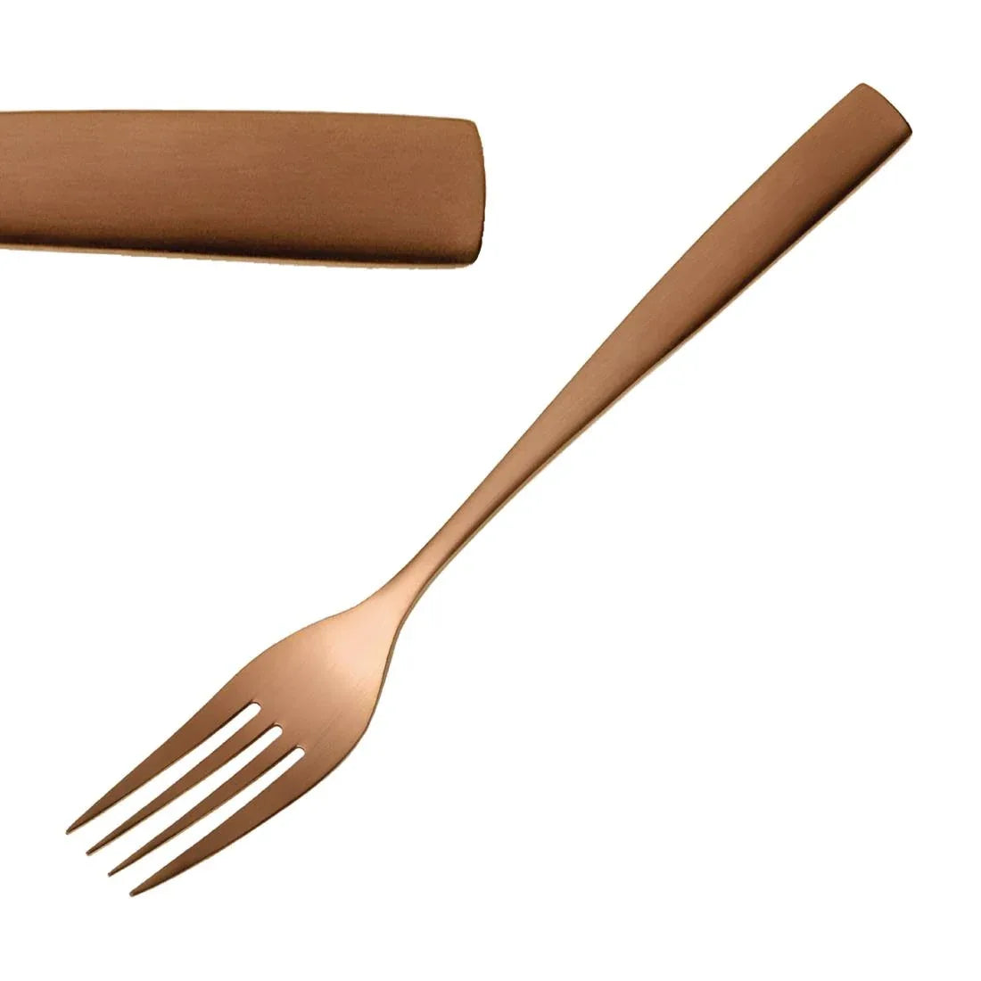 JC563 Bcn Copper Dessert Fork (Pack 12) (Direct)