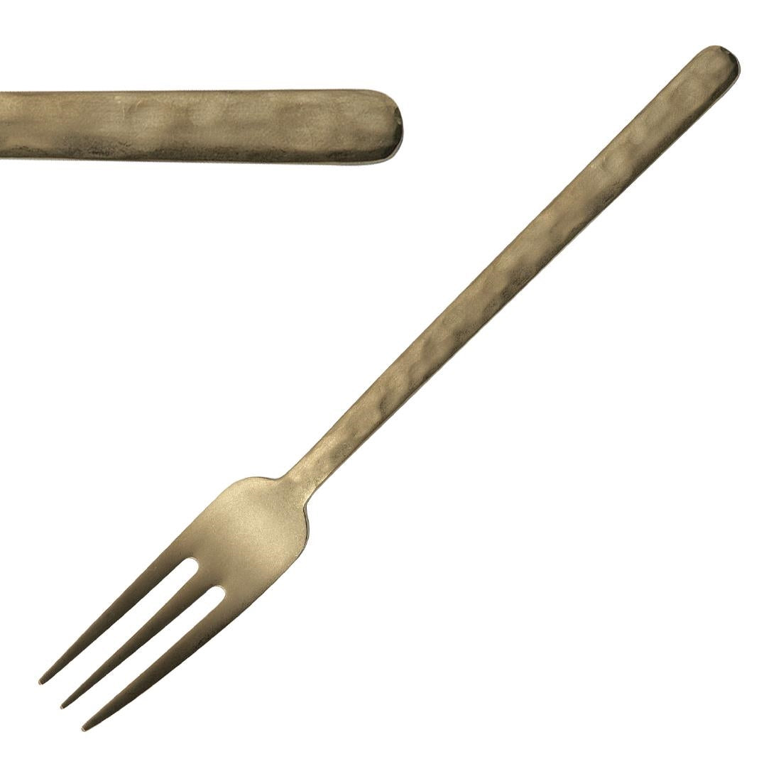 JC591 Kodai Vintage Gold Table Fork 3 Prongs (Pack 12) (Direct)
